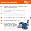GSI Outdoors Gourmet Pour-Over Java Set I Travel Drip Coffee Set I Reusable Coffee Drip Filter & Collapsible Cone Fits All Coffee Cups & Mugs for Caravan, RV, Camping & Backpacking view 2