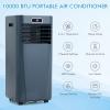 PETSITE Portable Air Conditioner, 3-in-1 AC Cooling Unit Dehumidifying, Fan & Air Cooler Function, Remote Control, Window Kit Included (10000BTU, Dark Blue) view 2