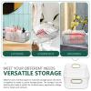 DECHOUS 1pcs Desktop Storage Basket Gold Organizer for Cosmetics Sundries Office Supplies Multi-functional Rectangle Design for Makeup Kitchen Utensils Accessories view 2