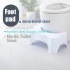 YUANstore Portable Toilet In The Form Of A Toilet Foot Stool For Bathroom Squat Bathroom Furniture For Adult Sturdy Squat Home Accessories view 3
