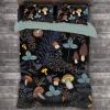 ARTIEMASTER Dark Wild Forest Mushrooms Comforter Cover Luxury Soft 3 Piece Bed Sets 1 Quilt Cover 2 Pillowcases  King 104X90 in Ultra Soft Microfiber Bedroom Set view 1