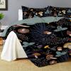 ARTIEMASTER Dark Wild Forest Mushrooms Comforter Cover Luxury Soft 3 Piece Bed Sets 1 Quilt Cover 2 Pillowcases  King 104X90 in Ultra Soft Microfiber Bedroom Set view 2