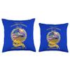 1963 - 1993 USS Harry E. Yarnell (CG-17) Throw Pillow view 3