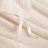 TEXAS LINEN CO. 100% Egyptian Cotton Duvet Cover King Size, 600 Thread Count 3 PC Duvet Cover, Extra Long Staple Egyptian Cotton Quilt Cover, Soft, Breathable with Hidden Zipper Closure - Ivory view 3