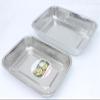 1pc Water Hole Filter 304 Tray Stainless Steel Leak Plate With Hole Mesh Strainer Colander Wash Vegetable Basin Drying Basin Lid (Size : 37.5x27.5xH7cm) view 4