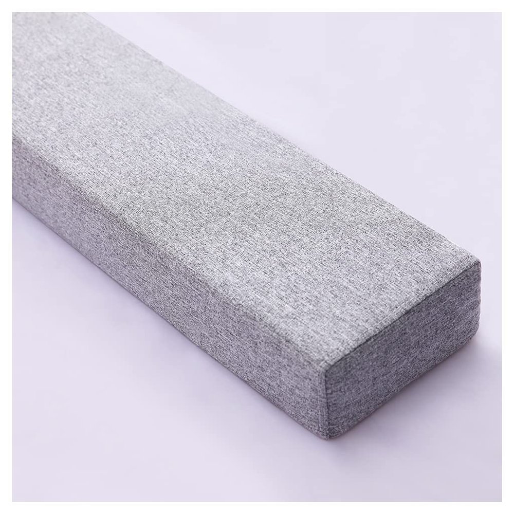 Bed Wedge Pillow Headboard Cushion Bed Gap Filler Mattress Mattress Gap Filler Headboard Pillow Fill The Gap Bed Wedge Pillow Stopper Soft Gap Headboard (Color : Light Gray, Size : 20X15X120cm)