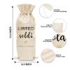 Eyouyeqi Housewarming Gift Wine Bags - Home Sweet Home Themed Cotton linen Wine Gifts Bag With Drawstring, New House Gifts for New Homeowner or Hostess, Realtor Gift to Clients(1 Pack) - A10 view 2