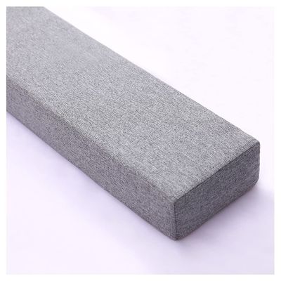 Bed Wedge Pillow Headboard Cushion Bed Gap Filler Mattress Mattress Gap Filler Headboard Pillow Fill The Gap Bed Wedge Pillow Stopper Soft Gap Headboard (Color : Gray, Size : 20X18X50cm)