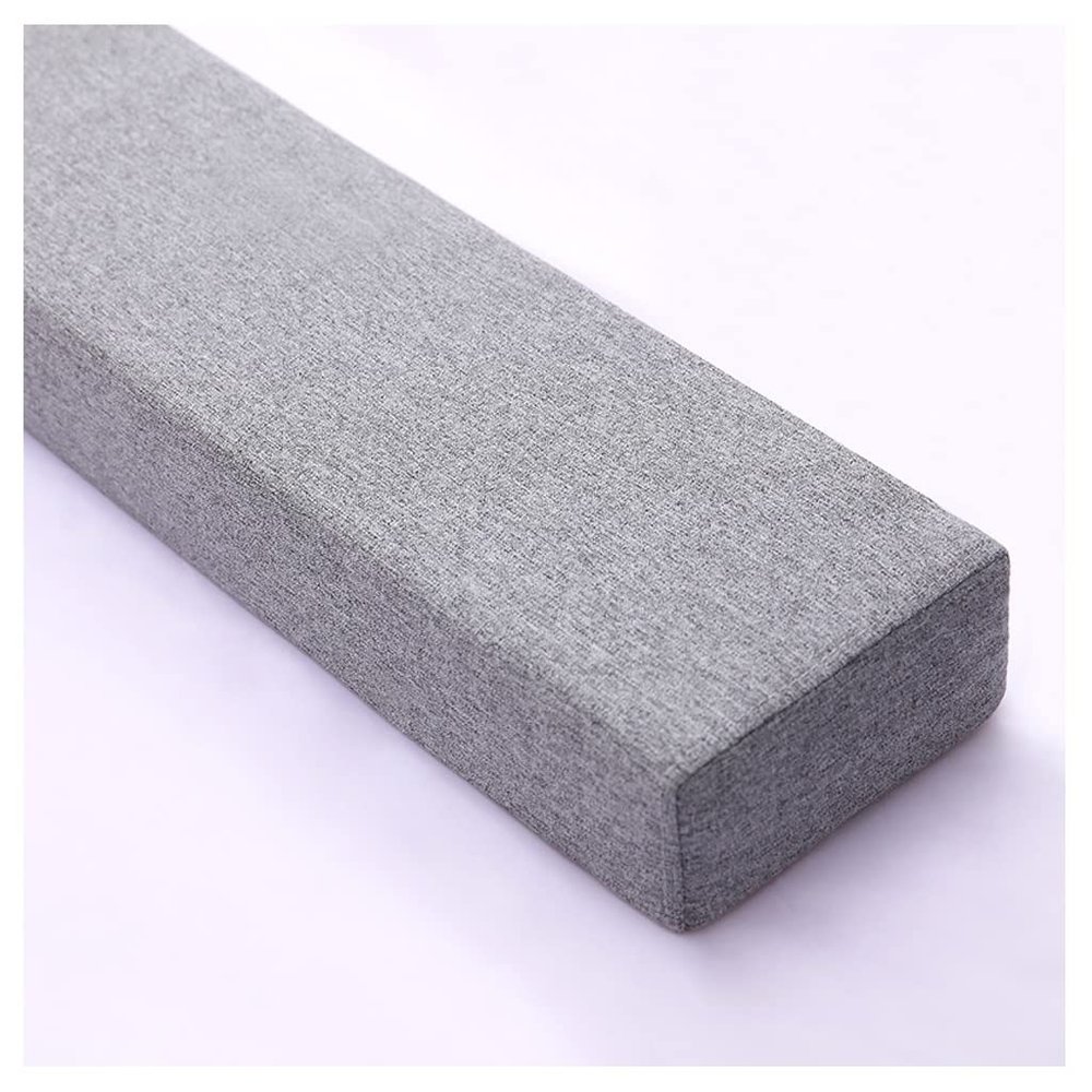 Bed Wedge Pillow Headboard Cushion Bed Gap Filler Mattress Mattress Gap Filler Headboard Pillow Fill The Gap Bed Wedge Pillow Stopper Soft Gap Headboard (Color : Gray, Size : 20X18X180cm)