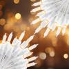 2 Pack 50 Count Christmas String Lights Clear Warm White Mini Lights Plug Powered Waterproof for Indoor and Outdoor Use, 10 Feet for Christmas Tree Party, Wedding Holiday Patio Xmas Decorations view 1