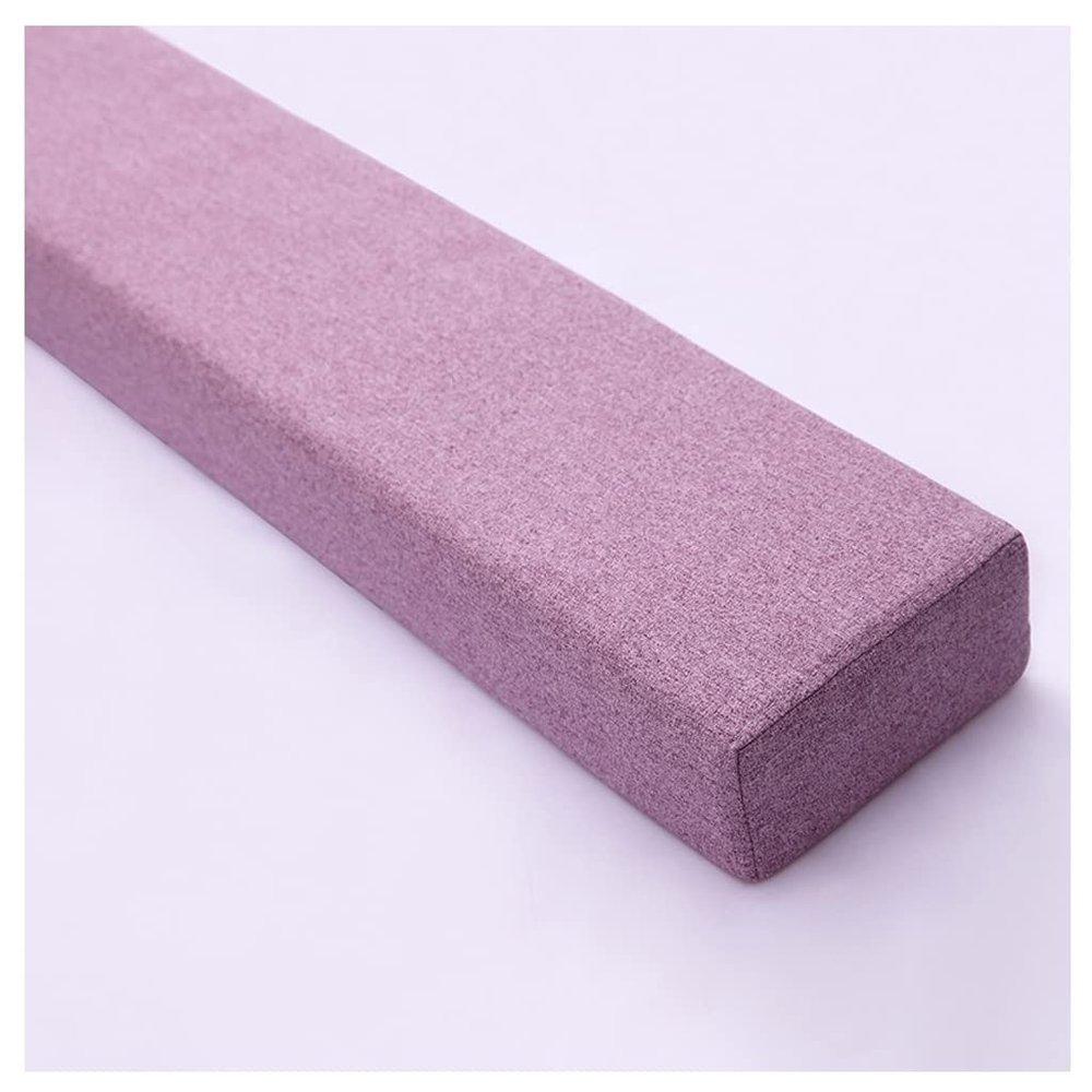 Bed Wedge Pillow Stopper Mattress Filler Pillow Bed Gap Filler Bed Seam Filler Long Armrest Mattress Pillow for Gap Between Mattress and Headboard Sideboard (Color : Purple, Size : 20X18X200cm)