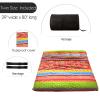 MAXYOYO Twin Size Futon Floor Mattress Shikibuton Sleeping Mats for Adults, Floor Futon with High-Density Foam, Portable Mattress for Living Room, Guest Room, Bohemian C view 2
