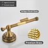 Leyden Brass Toilet Paper Holder,Antique Towel Ring Retro Hand Towel Holder Shower Soap Dish Wall Mount Bathroom Hardware view 4