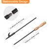 Uten Fireplace Fire Pit 32- Inch, Campfire Poker Stick Heavy Duty view 2