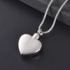 SHEIL Always in My Heart Cremation Ashes Necklace Pendant Inlay Crystal Cross Heart Memorial Urn Jewelry Keepsake Pendant,1 view 3