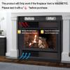 Cehapimo Fireplace Magnetic Vent Covers(36" L x 6" W)-Magnetic Fireplace Draft Stopper view 2