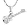 SHEIL Stainless Steel Electronic Guitar Cremation Necklace Urns for Ashes Memorial Keepsake Jewelry for Women Men,2 view 1