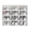 20/24 Pack Shoe Box Clear Plastic Shoe Storage Boxes Stackable Shoe Storage Containers Holder, Front Opening Sneaker Storage Space Saving Shoe Organizer Box for Entryway Closet Under Bed (24pcs) view 3