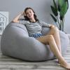 Bean Bag Chairs for Adults and Kids,Storage Bean Bag Chair Coat,No with Filling,Blue,80 * 100cm view 1