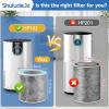 2 Pack HP102 Replacement Filter Compatible with Shark HP102, HP152, HP153, HP102PET, HC452, HP132, HC450, HC451, HC455 Air Puri-fier, Part #HE1FKPET, HE1FKBAS view 3