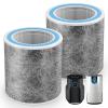 HP102 Replacement Filter Compatible with Shark HP102 HP102PET, HC452,HP132, HP152, HC450, HC451, HC455 Air Prurifier, for 99.97% of Particles, Part #HE1FKPET, HE1FKBAS, 2 Pack view 1