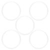 5pcs Pressure Cooker Replacement Gasket Sealing Ring Clear Universal Stainless Steel Pressure Cooker Gaskets O Ring Power Cooker Plus Parts (26cm diameter), 5pcs Pressure Cooker Replacement Gaske view 1