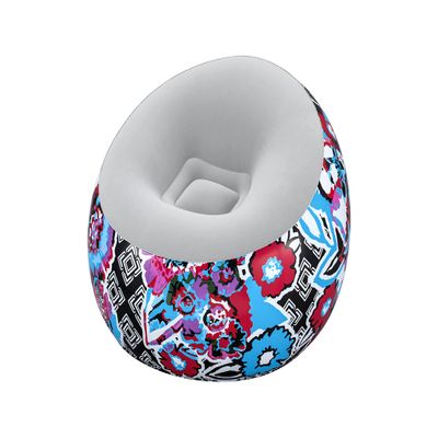 44" x 44" x 26"/1.12m x 1.12m x 66cm Inflate-A-Chair Floral Air Chair