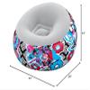 44" x 44" x 26"/1.12m x 1.12m x 66cm Inflate-A-Chair Floral Air Chair view 3