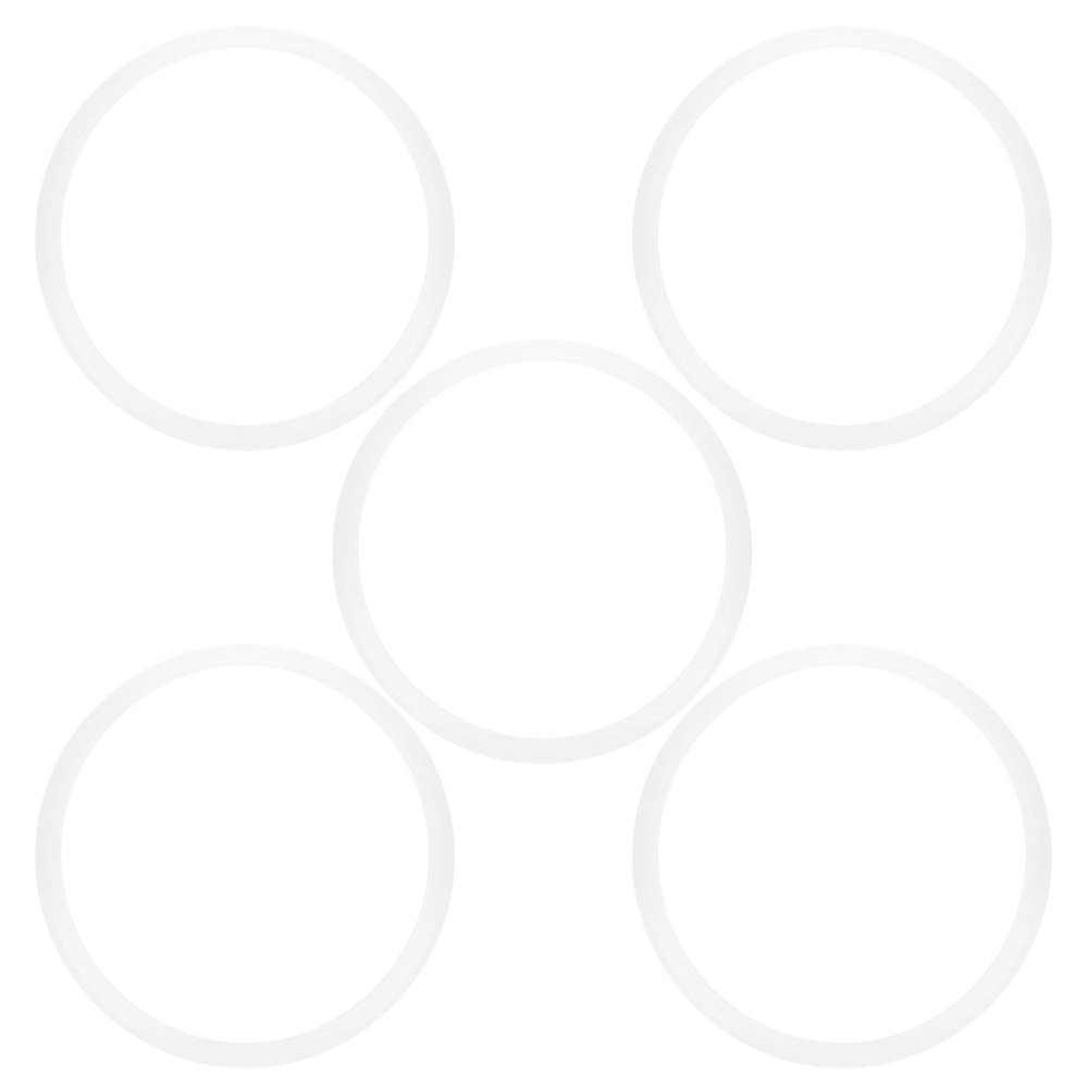 5pcs Pressure Cooker Replacement Gasket Sealing Ring Clear Universal Stainless Steel Pressure Cooker Gaskets O Ring Power Cooker Plus Parts (22cm diameter), 5pcs Pressure Cooker Replacement Gaske