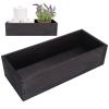 Bathroom Decor Box Wood Toilet Paper Holder Topper Tray Hand Made Bathroom Paper Storage Holder for Storage(Black) view 4