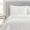 Trina Turk Dream Weaver 100% Cotton Quilted Coverlet Set - Lightweight Breathable All Season Bedding Set, Twin, White view 1
