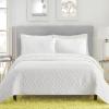 Trina Turk Dream Weaver 100% Cotton Quilted Coverlet Set - Lightweight Breathable All Season Bedding Set, Twin, White view 2