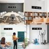 Ivation Oversized Large Digital Wall Clock - Big LED Digital Clock w/Large Display & Durable Aluminum Frame Shelf or Wall Mount (24 Inch - White) 6 Brightness Levels | Time Memory | Remote view 3