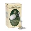 Wall Mounted Rotating French Soap Holder - Chrome Finish - with Savon de Marseille Donkey Milk Soap 270g view 2