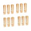 Pack of 12 Oversized Unfinished Wooden Clothespins - 6 Inch Big Jumbo Wood Clothespins for DIY Arts and Crafts Projects (Size - 6" L x 1-5/8" W)