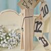 Pack of 12 Oversized Unfinished Wooden Clothespins - 6 Inch Big Jumbo Wood Clothespins for DIY Arts and Crafts Projects (Size - 6" L x 1-5/8" W) view 4