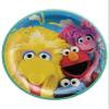 Amscan Everyday Sesame Street Round Plates - 9" (Pack of 8) - Multicolor Paper Plates - Ideal for Themed Parties, Fun Gatherings, and Playful Events, Medium view 1