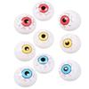 TDST Set of 2 Eyeball ping Pong Balls for Halloween or Table Tennis Total of 24 Bulk for Crafts Plastic Fake Props Kupiga Kelele view 1
