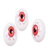 TDST Set of 2 Eyeball ping Pong Balls for Halloween or Table Tennis Total of 24 Bulk for Crafts Plastic Fake Props Kupiga Kelele view 2