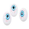 TDST Set of 2 Eyeball ping Pong Balls for Halloween or Table Tennis Total of 24 Bulk for Crafts Plastic Fake Props Kupiga Kelele view 3