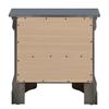 Passion Furniture Lorana 2-Drawer Metalic Black Nightstand PF-G6502-N view 3