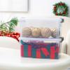 Citylife 17 QT Plastic Storage Bins with Latching Lids Stackable Storage Containers for Organizing Large Clear Storage Box for Garage, Closet, Kitchen, 4 Packs view 3