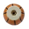 Wannianmu 4Pack Basketball Shape Drawer Knobs, Decorative Basketball Cabinet Knobs Door Handles Ceramic Knobs, with Mounting Screws view 3