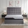 Bridgevine Home Renew 4-Layer Memory Foam Mattress, 11 Inches, Mattress-in-a-Box, Queen Size, Charcoal Knit Cover view 1