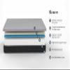 Bridgevine Home Renew 4-Layer Memory Foam Mattress, 11 Inches, Mattress-in-a-Box, Queen Size, Charcoal Knit Cover view 2