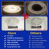 DUOFU365 Warm White Neon LED Strip Light, DC 12V 600 SMD2835 LED Neon Rope Lights,Upgraded 16.4ft/5m Led Light Strips Flexible Waterproof for Indoor/Outdoors Home Decoration/DIY(No Power Adapter) view 3