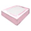 Kings Loft StretchWrap Box Spring Cover - 100% Egyptian Cotton, 1000 Thread Count, Wrap Around 4 Sides Bed Skirt for Hotel & Home, Fits Box Springs up to 10 Inch - Full, Light Pink view 1