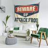 Home Decor for Man Cave Beware of Attack Frog Tapestry Wall Tapestry College Wall Tapestry College ( Size : 100X150CM ) view 2