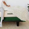 Kings Loft StretchWrap Box Spring Cover - 100% Egyptian Cotton, 1000 Thread Count, Wrap Around 4 Sides Bed Skirt for Hotel & Home, Fits Box Springs up to 8 Inch - Cal-King, Green view 3