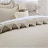 Brandream 6PC Quilt Bedding Set Scalloped White Quilts Set Farmhouse Queen Size Bedspreads Bedding Cotton view 2